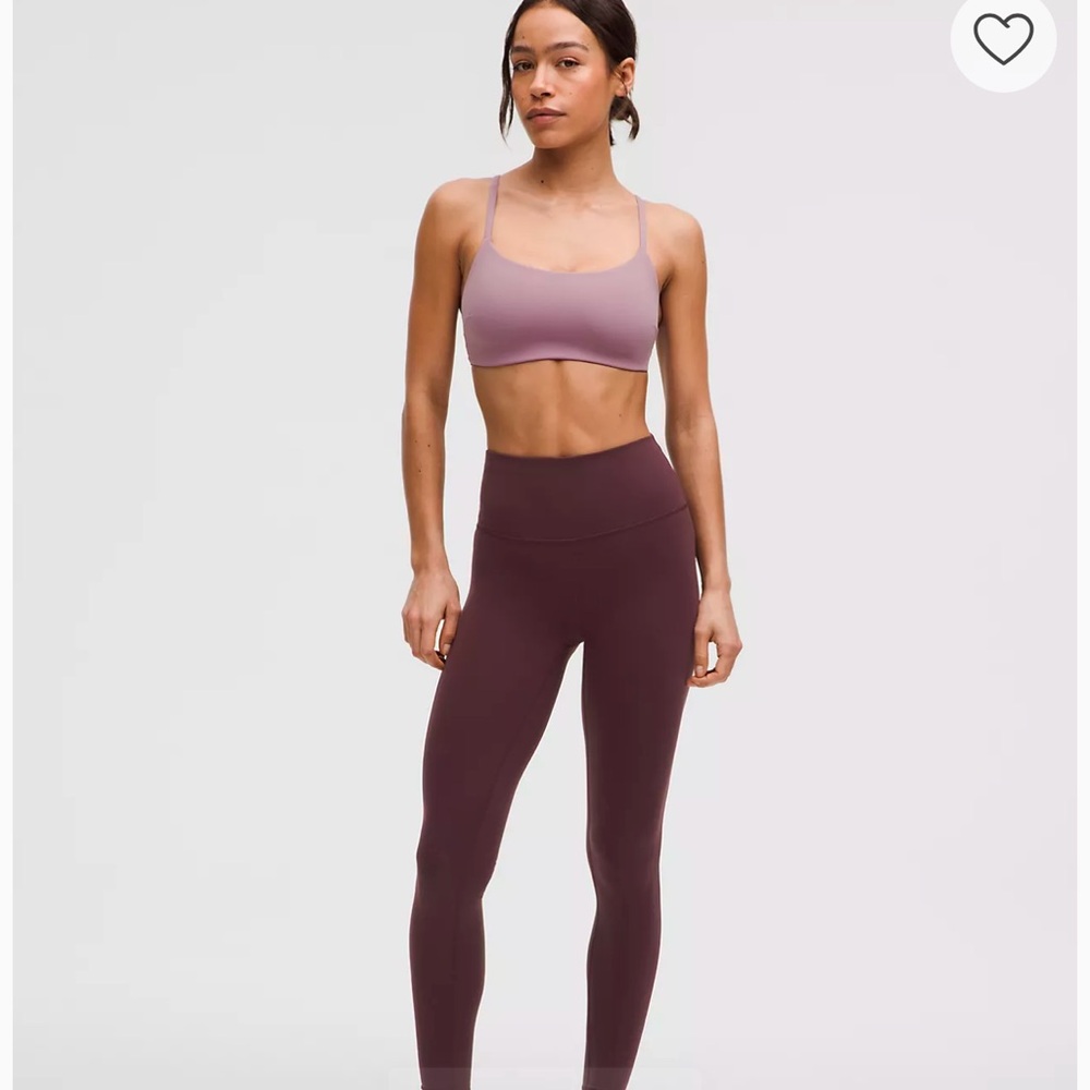 Lululemon Wunder Train High-Rise Tight 28” - Espresso